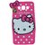 Cantra Hello Kitty 3D Designer Back Cover For Samsung Galaxy J7 (2016) - Pink
