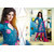 SoniaH Heavy embroidery cotton dress material for ladies.