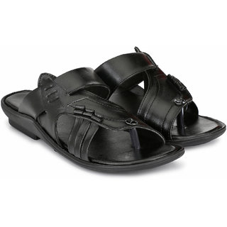 Lee Peeter Men's Black Sandals
