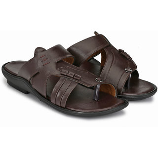 Drake Men's Dark Brown Slip On Sandals