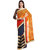 Chhabra 555 Orange Net Embroidered Saree With Blouse