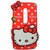 Cantra Hello Kitty 3D Designer Back Cover For Motorola Moto X Play - Red