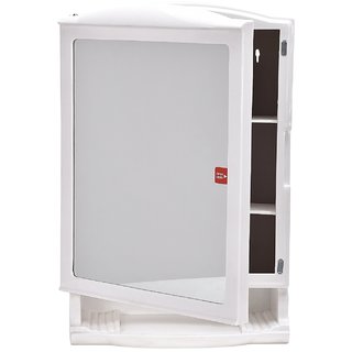 Swk Sanitaryware Niflox Plastic Bathroom Mirror Cabinet White Swk Sanitaryware Niflox Plastic Bathroom Mirror Cabinet White Online At Best Prices From