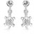 Mahi Rhodium Plated Ravishing Danglers Earrings Er1103707r 