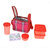 Topware TP056 Pink Orange 4 Containers Lunch Box
