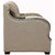 Homestead Leatherite One Seater Sofa In Off White Color