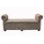 Ormond Fabric Chaise Lounge In Brown Color