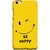 FUSON Designer Back Case Cover for Vivo V5 (Yellow Background Cute Smiling Smiley Big Smile)