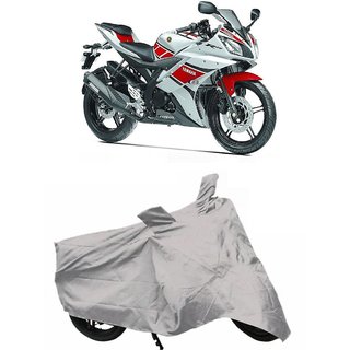 De AutoCare Premium Quality Silver Matty Two Wheeler Bike Body Cover For Yamaha R15