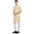 RG Designers 3/4 Sleeves Yellow  White Modi kurta  Pyjama Set For Men