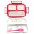 Priyankish Pink Yooie Grid 3 Container Lunch Box