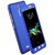 iPAKY360 Degree Full Protection Front Back Cover Case with Tempered Glass For Redmi 4 (2017) Blue Color