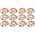 Heavy Duty Multicolour 8 Feet Elastic Rope with Metal Hook (Pack of 12)