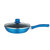 NIRLON Glass Lids,Forged Aluminum, Induction Bottom, Non-stick with Blue Marble Coating Cookware Set, Blue Colour