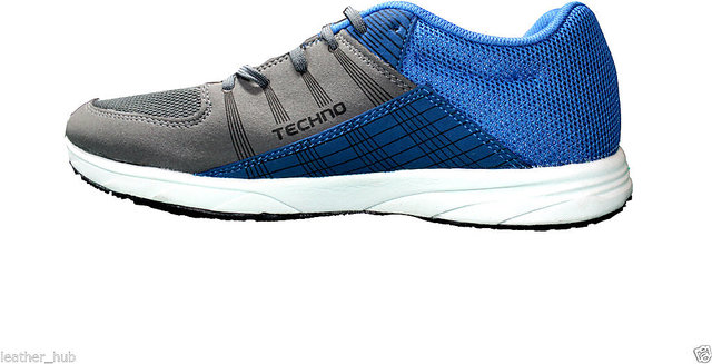 Buy SEGA Techno Blue/Grey Running Shoes 