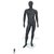 Adam's Mannequins Male Abstract Black Matt Mannequin MA04
