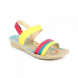 Buy Liberty Footfun Pink Faux Leather Sandals Belleies For Kids Online 399 from ShopClues