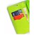 Mobimon Stylish Luxury Mercury Magnetic Lock Diary Wallet Style Flip Cover Case For Vivo Y55 / Y55L - Blue