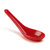 Incrizma Plastic Soup Spoon 12 Pc Red - Set of 12