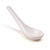 Incrizma Plastic Soup Spoon 12 Pc White - Set of 12