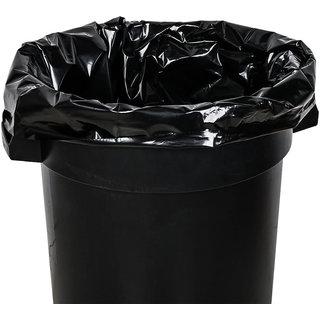 Buy 150 Pieces Black Disposable Garbage Bags / Dust Bin Bags (19X21 Inch) Online @ ₹400 from ...