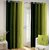 Shri Shyam Furnishing  Green Door Eyelet Curtain Set of 2