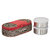 Carrolite Royal RedBrown Lunchbox2 Steel Container