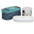 Carrolite Solace BlueGreen Lunchbox2 Steel Container1 Plastic Chapati tray