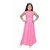 Aarika Girl's Self Design Premium Net Party Wear Gown with Tiara