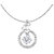 Shiyara Jewells 92.5 Sterling Silver Circle of love Pendant with Chain PS07013C