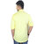 Cliff High Men'S Navy  Yellow Comfort Fit Casual Shirt