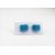 Blue  Small Square sized casual wear Studs For Girls  Women