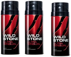 wild stone Ultra sensual deo combo 150 ml (pcs 3)