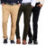 VAN GALIS FASHION WEAR MULTICOLOURED COTTON TROUSER FOR MENS- PACK OF -3