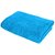 Home Berry 450 GSM Azure Blue Bath Towel (70cmX140cm)(Pack of 1)