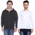 Van Galis Fashion Wear  Combo Sweatshirts And Henley T shirt For Mens- Pack of 2