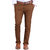 Van Galis Fashion Wear Brown Formal Trousers for Men