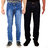 Van Galis Fashion Wear Combo Of Blue Denim Jeans For Mens- Pack of 2