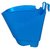 Vertical pot for vertical gardening ( Metalic blue color SET OF 10) - Minerva Naturals