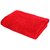 Home Berry 450 GSM Red Bath Towel (70cmX140cm) (pack of 1)