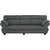 Gioteak Kingdom 3 seater sofa set in dark grey color with attractive design