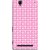 FUSON Designer Back Case Cover for Sony Xperia T2 Ultra :: Sony Xperia T2 Ultra Dual SIM D5322 :: Sony Xperia T2 Ultra XM50h (Valentine Pink Metallic Cool Peace Sign Symbol Pillow)