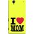 FUSON Designer Back Case Cover for Sony Xperia T2 Ultra :: Sony Xperia T2 Ultra Dual SIM D5322 :: Sony Xperia T2 Ultra XM50h (Yellow Background Mother Hearts Pure And True Love)