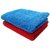 Home Berry 450 GSM Red  Blue Hand Towels(32cmX46cm) (Pack of 2)