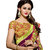 kanha fashion shop Purple Georgette Embroidered Saree With Blouse