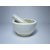 White Ceramic Mortar and Pestle Set, Ideal for Crushing and Grinding Spices, Drugs