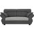 Gioteak Kingdom 2 seater sofa set in light grey color with attractive design
