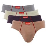 VIP Men's Multicolor Briefs (Pack Of 4)