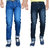 Spain Style Men's Pack of 2  Slim Fit Multicolor Jeans