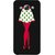 FUSON Designer Back Case Cover for Samsung Galaxy E7 (2015) :: Samsung Galaxy E7 Duos :: Samsung Galaxy E7 E7000 E7009 E700F E700F/Ds E700H E700H/Dd E700H/Ds E700M E700M/Ds  (Shoes Females Ladies Party Dress White With)